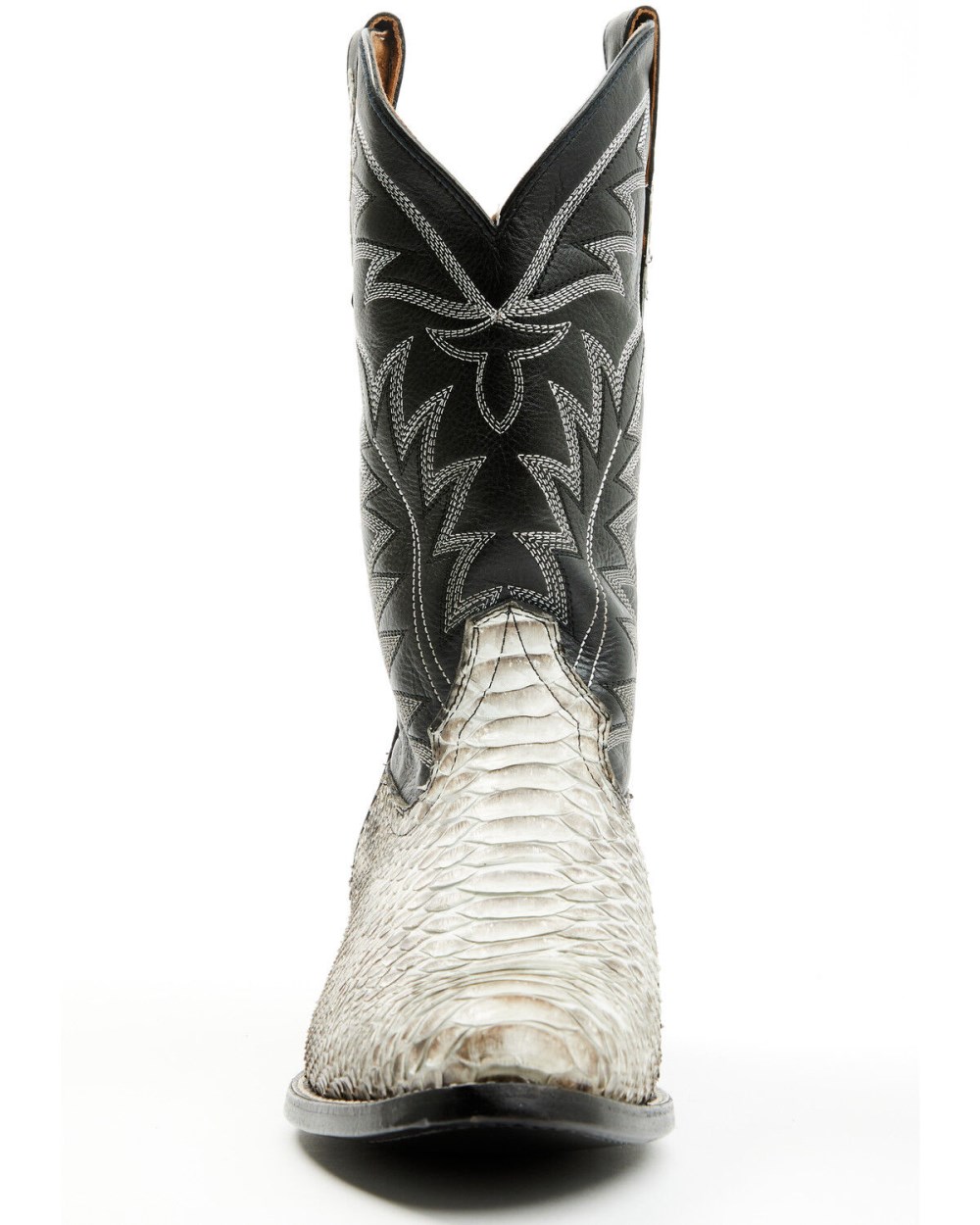 Cody James - Men's Exotic Python Western Boots - Medium Toe | Black