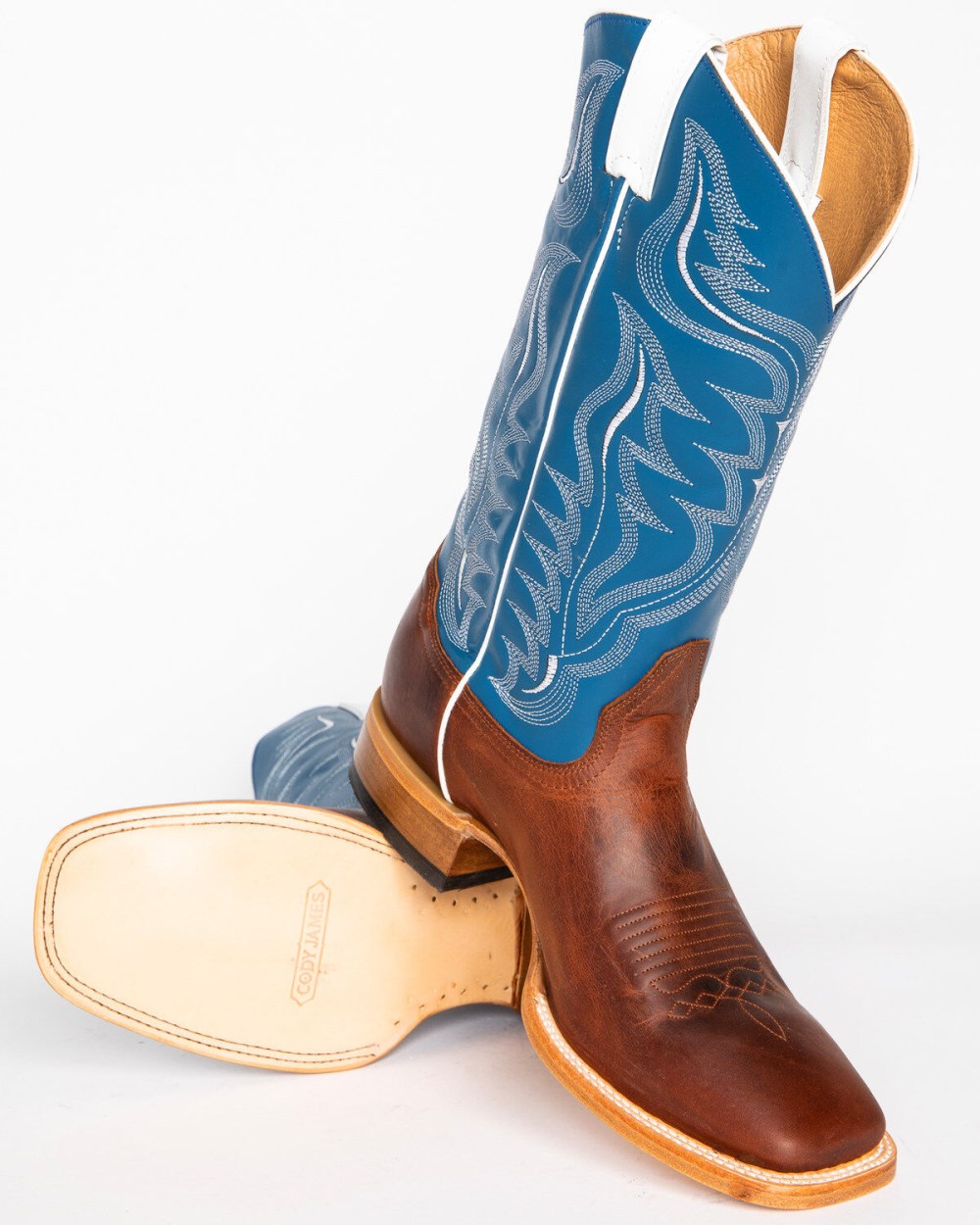 Cody James - Men's Square Toe Stockman Boots | Copper